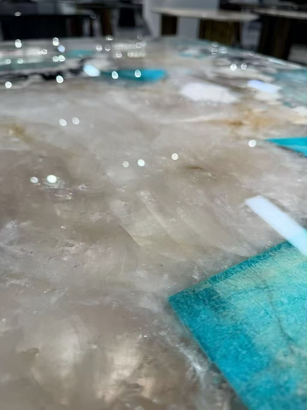 Amazon Green Natural Luxury Stone Dining Table - 图片 3